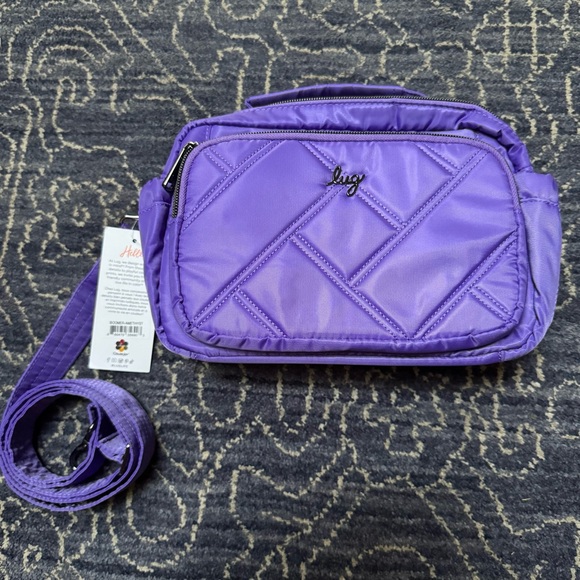 lug Handbags - NWT Lug Boomer Crossbody - Amethyst Purple